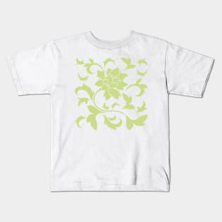 Oriental Flower – Daiquiri Green Kids T-Shirt